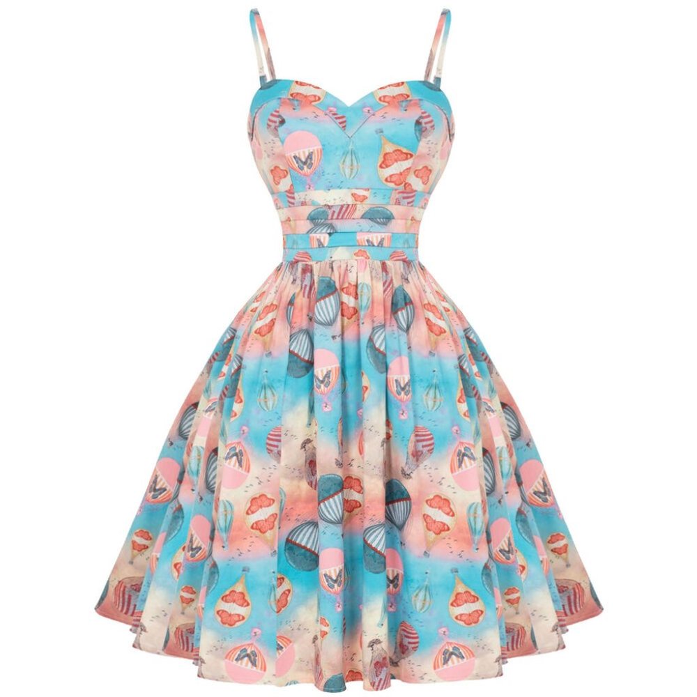 ModCloth Voodoo Vixen Hot Air Balloon Swing Dress